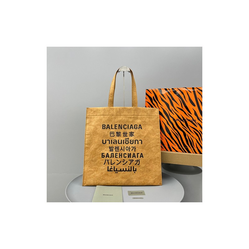 Balenciaga Logo Shopper Tote Bag 043