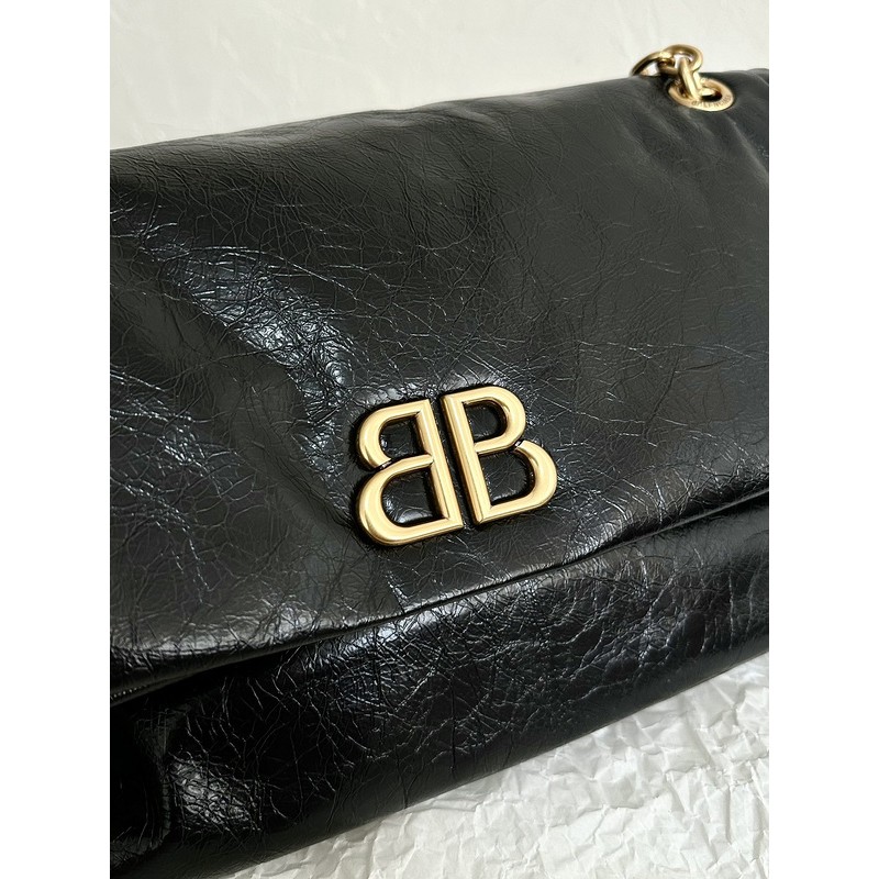 Balenciaga Monaco Quilted Chain Bag 075