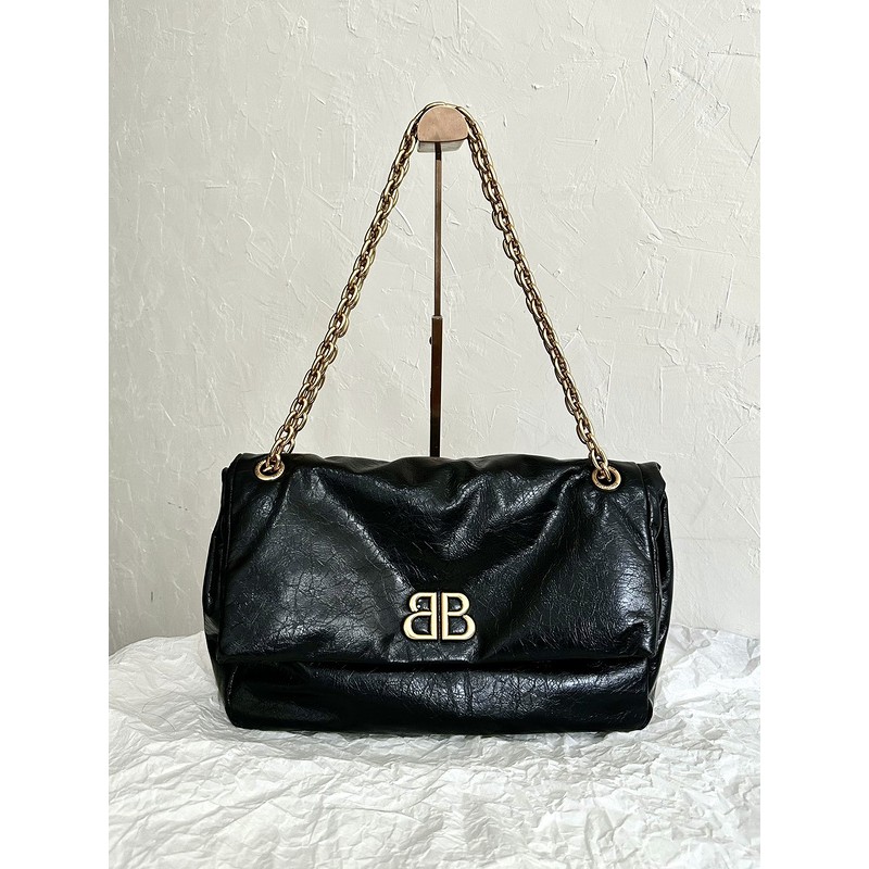 Balenciaga Monaco Quilted Chain Bag 075