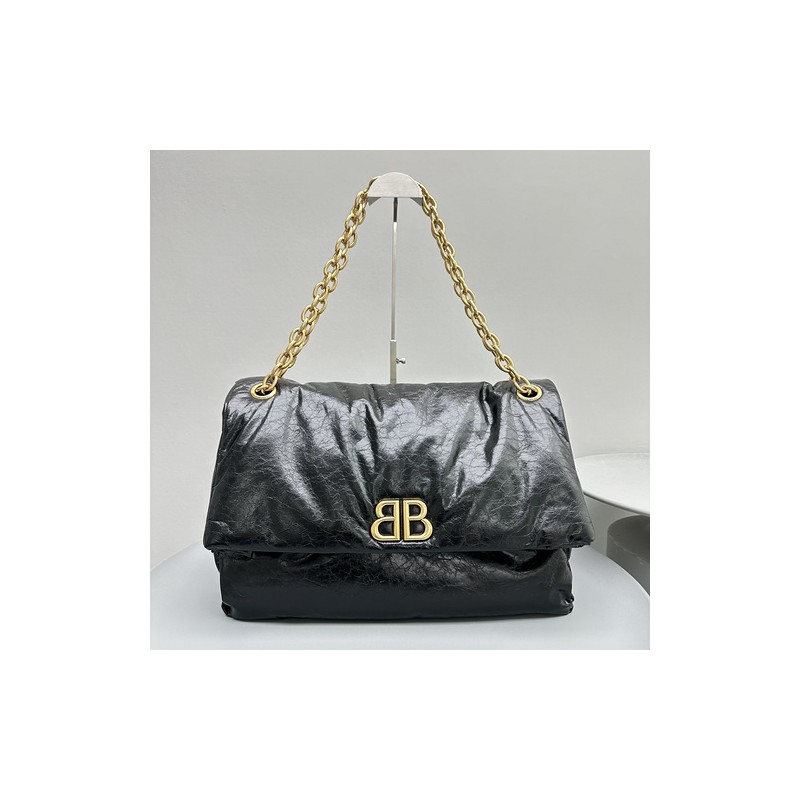 Balenciaga Monaco Quilted Chain Bag 076
