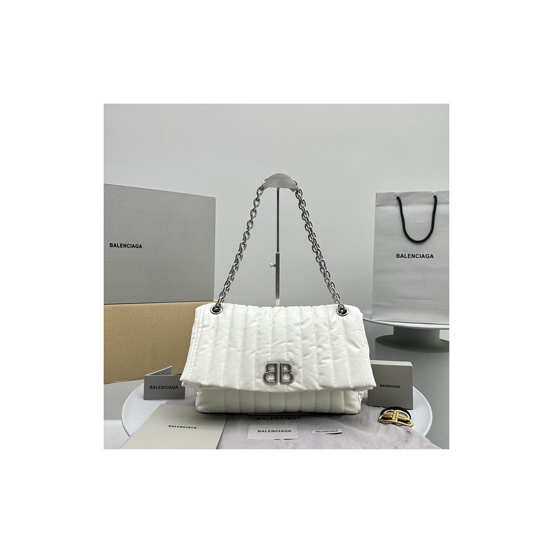 Balenciaga Monaco Quilted Chain Bag 078