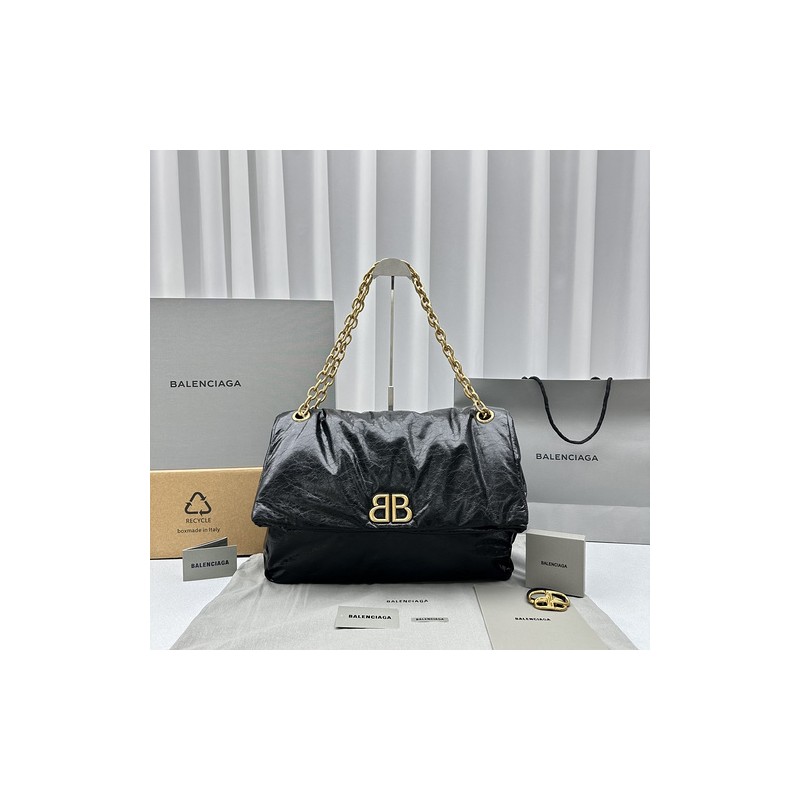 Balenciaga Monaco Quilted Chain Bag 081