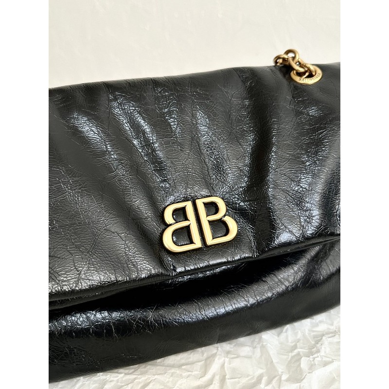 Balenciaga Monaco Quilted Chain Bag 083