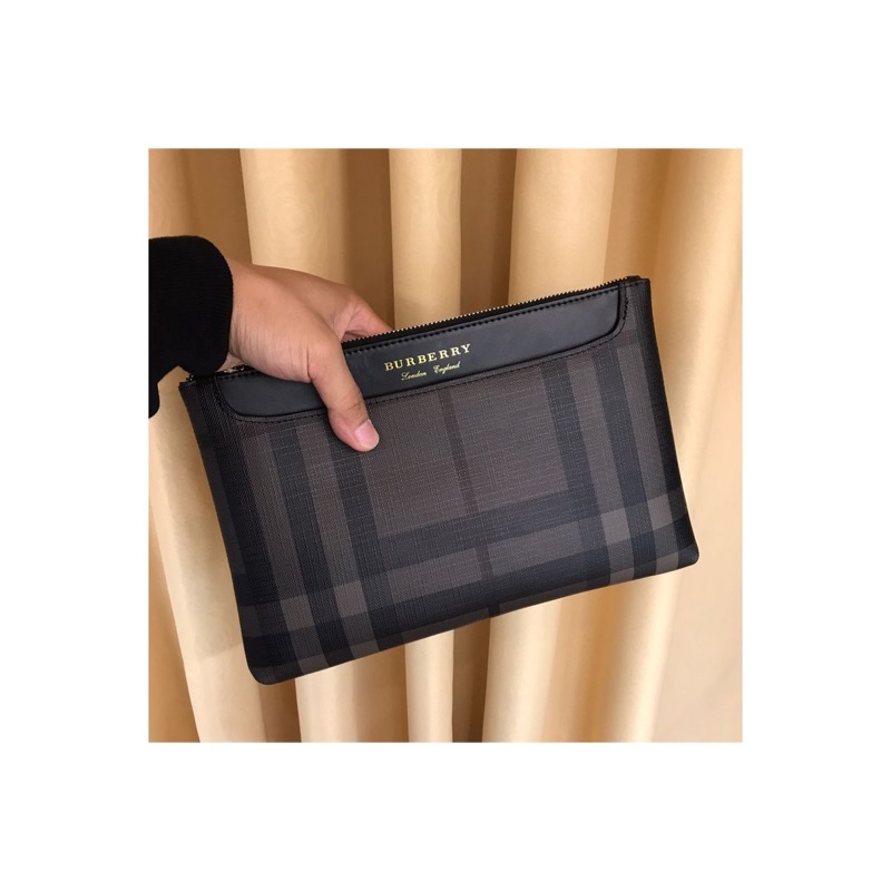 Burberry Check Clutch