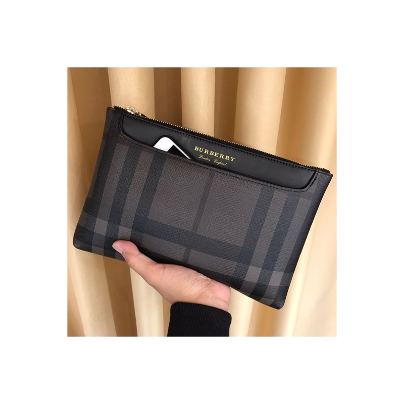 Burberry Check Clutch