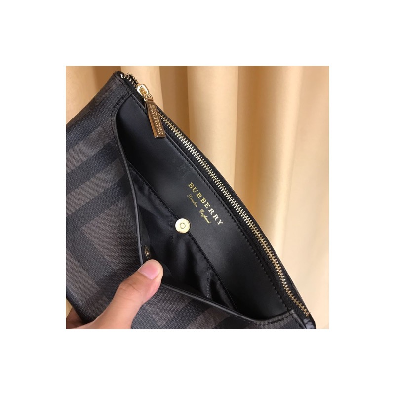 Burberry Check Clutch