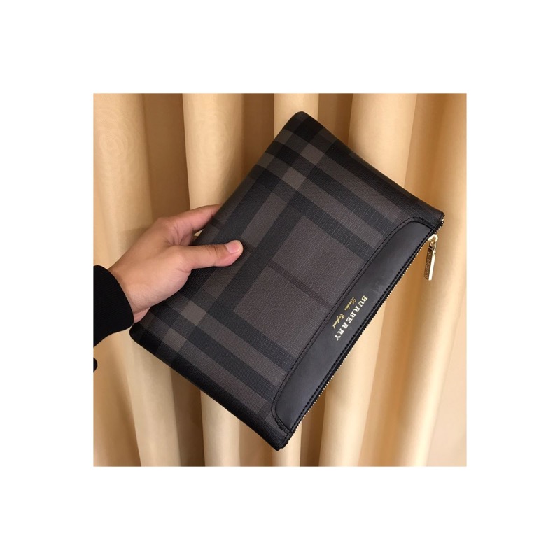 Burberry Check Clutch