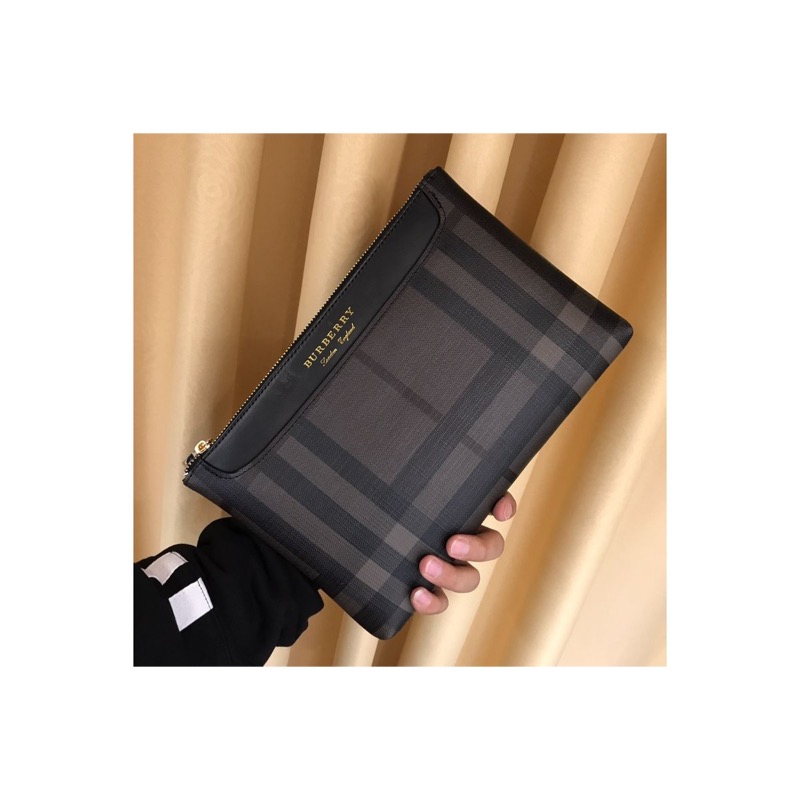 Burberry Check Clutch