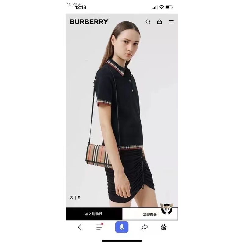 Burberry Check Crossbody Bag