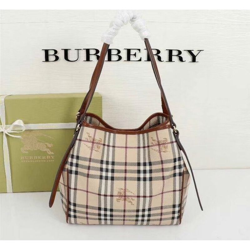 Burberry Check Tote Bag