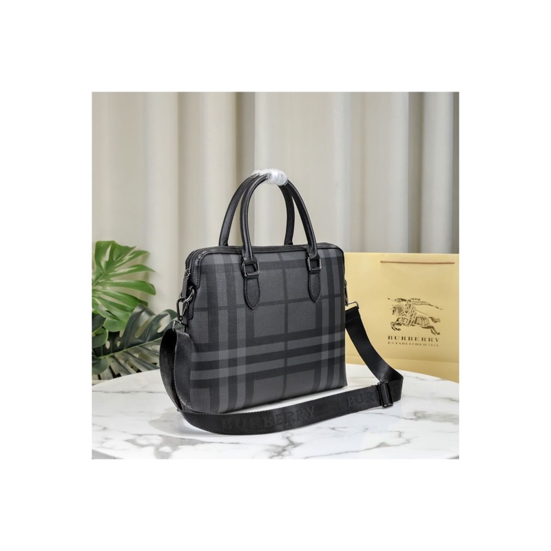 Burberry Check Briefcase