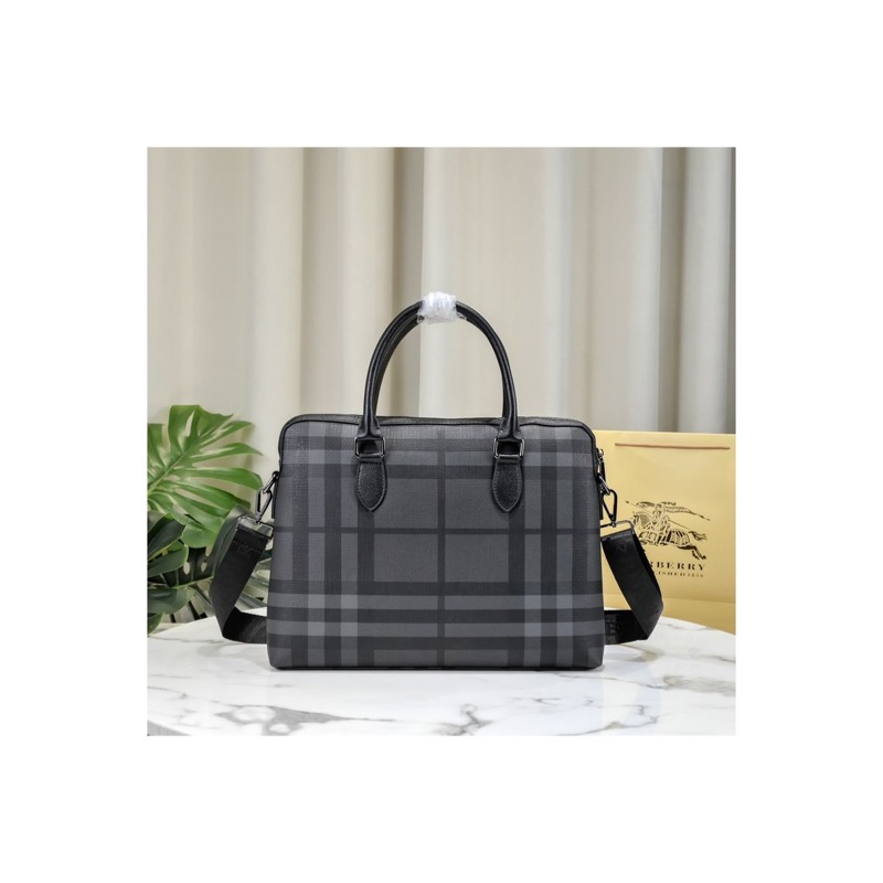 Burberry Check Briefcase