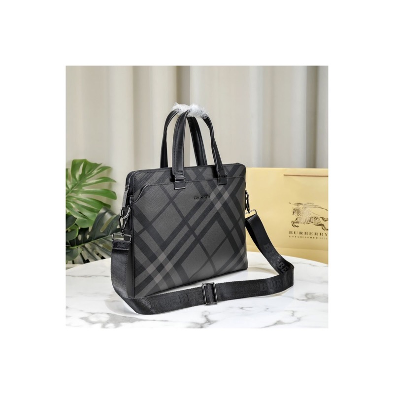 Burberry Check Briefcase