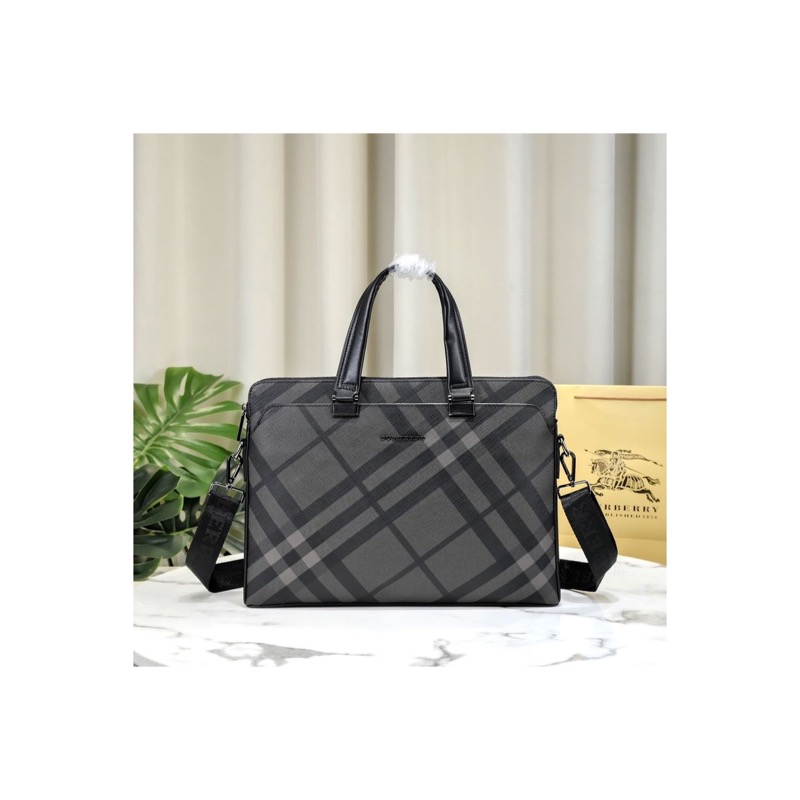 Burberry Check Briefcase
