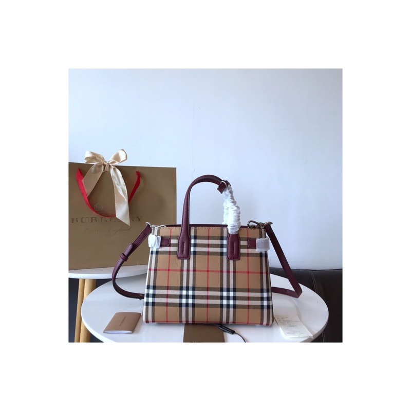 Burberry Banner Check Bag