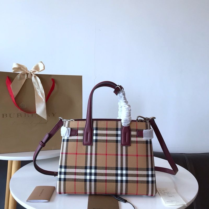Burberry Banner Check Bag
