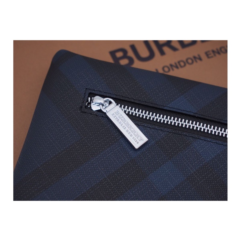 Burberry Check Clutch