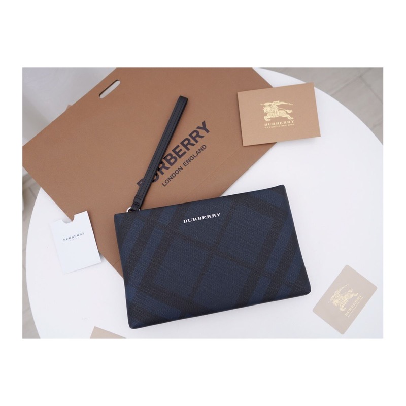 Burberry Check Clutch