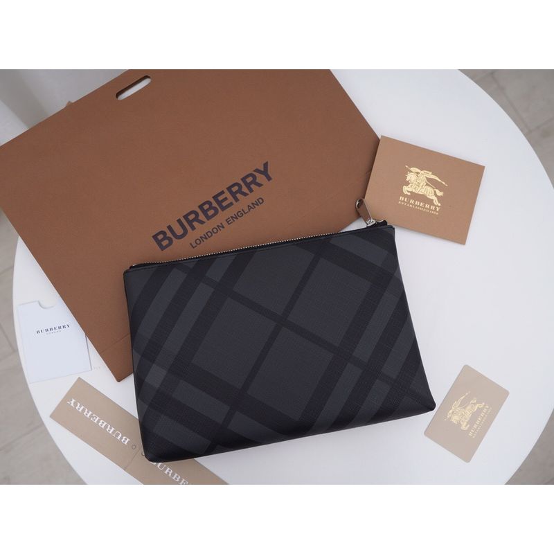 Burberry Check Clutch