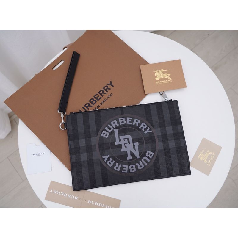 Burberry Check Clutch