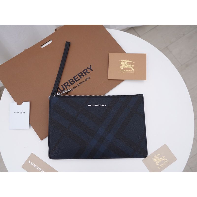Burberry Check Clutch