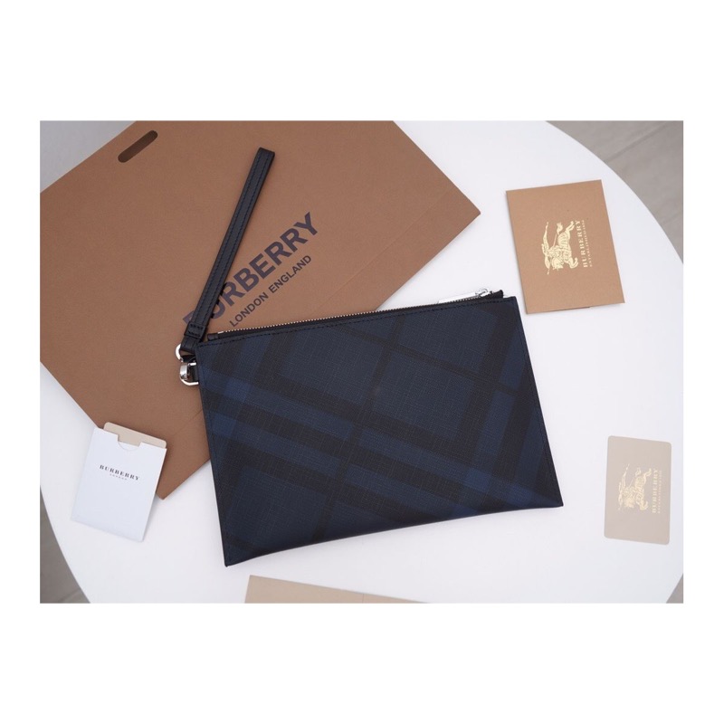 Burberry Check Clutch