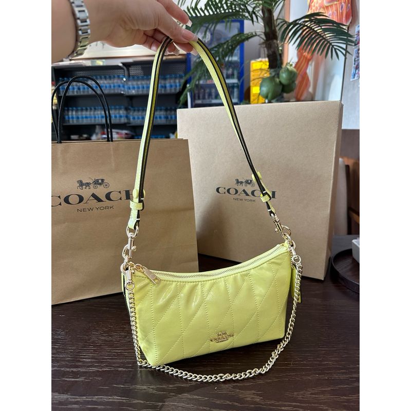 Coach Quilted Shoulder Bag