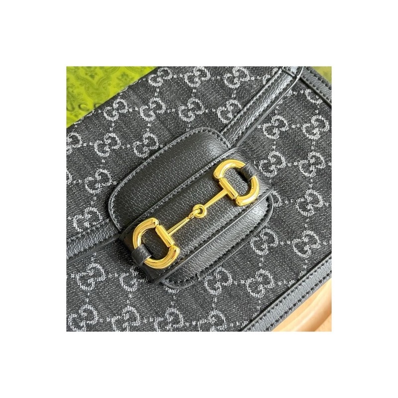 Gucci Horsebit 1955 Denim Bag