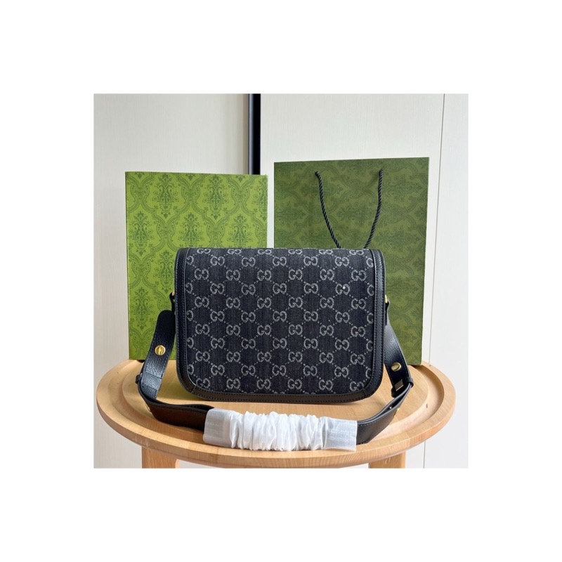 Gucci Horsebit 1955 Denim Bag