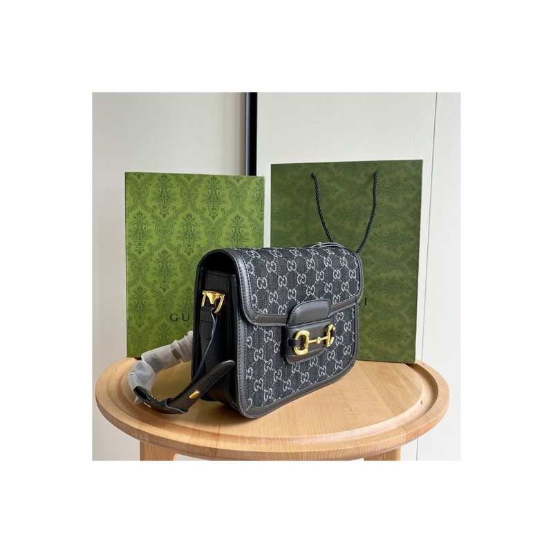 Gucci Horsebit 1955 Denim Bag