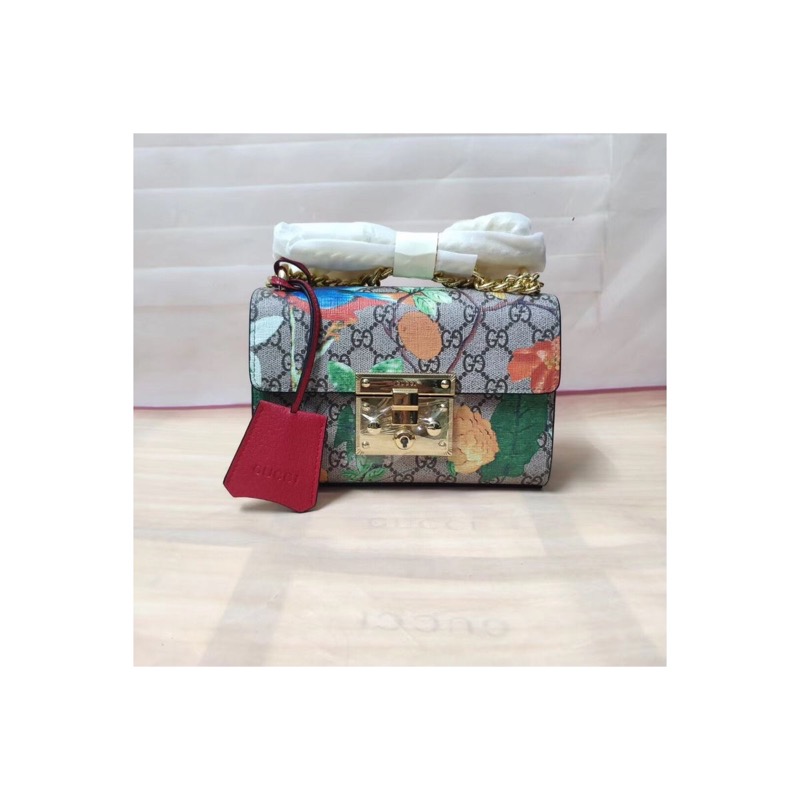 Gucci Padlock Woven Bag