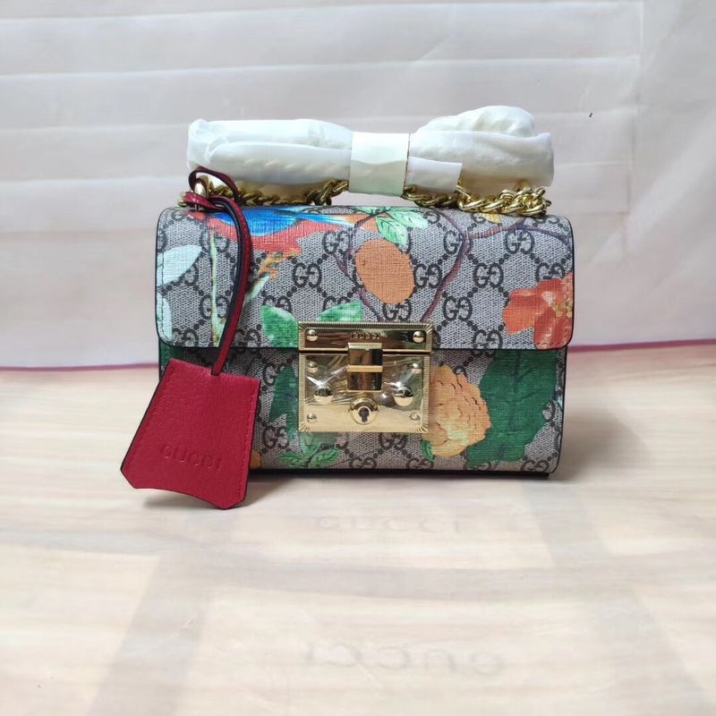 Gucci Padlock Woven Bag