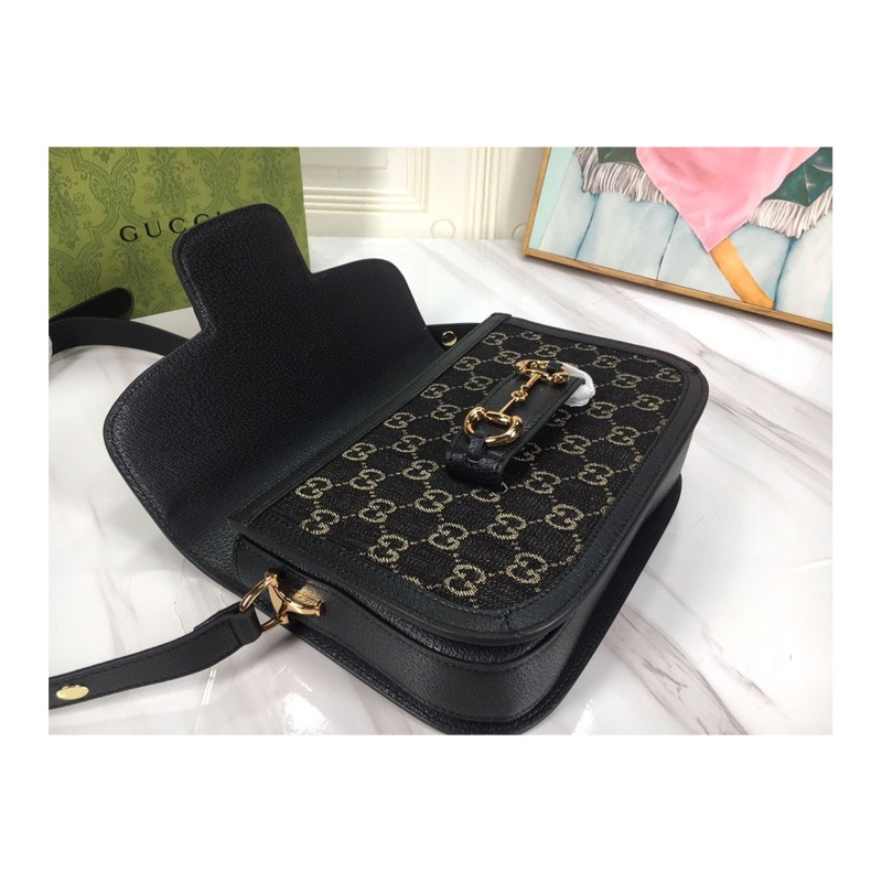 Gucci Horsebit 1955 Denim Bag