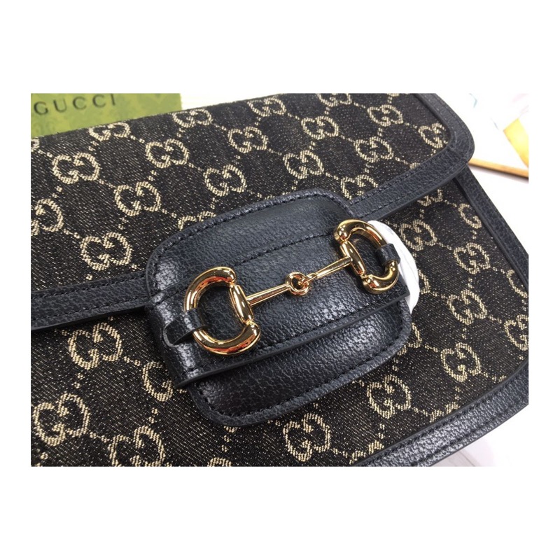 Gucci Horsebit 1955 Denim Bag
