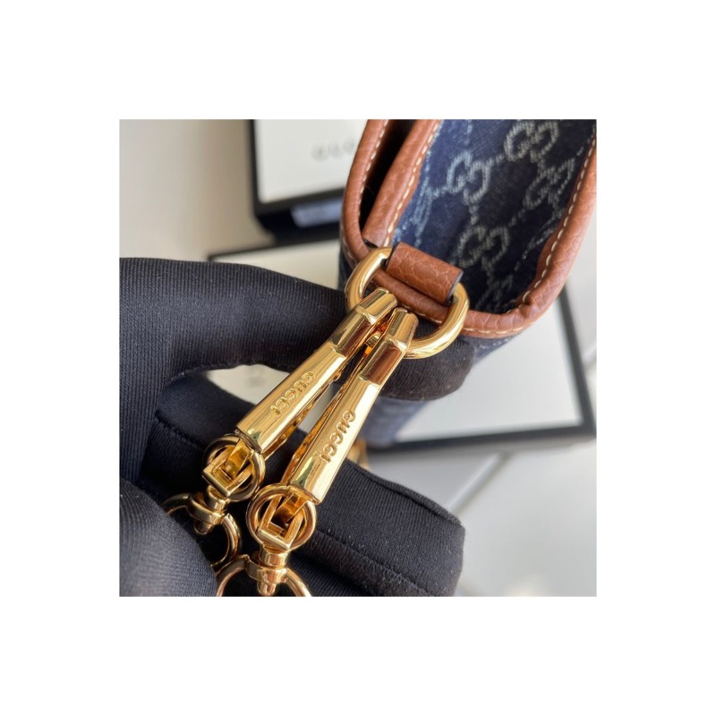 Gucci Horsebit 1955 Denim Bag