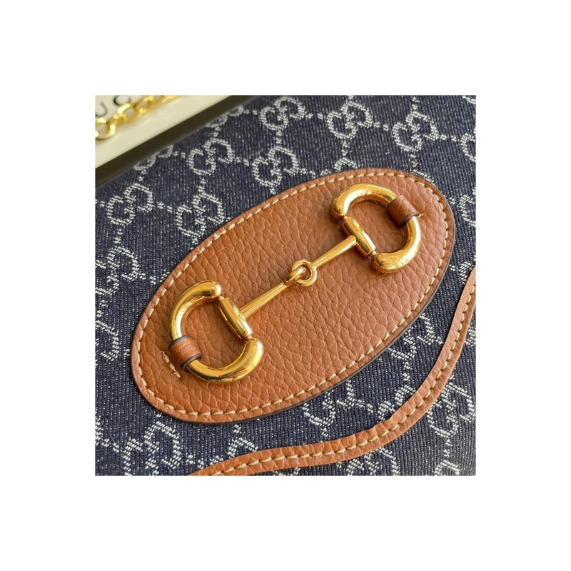 Gucci Horsebit 1955 Denim Bag