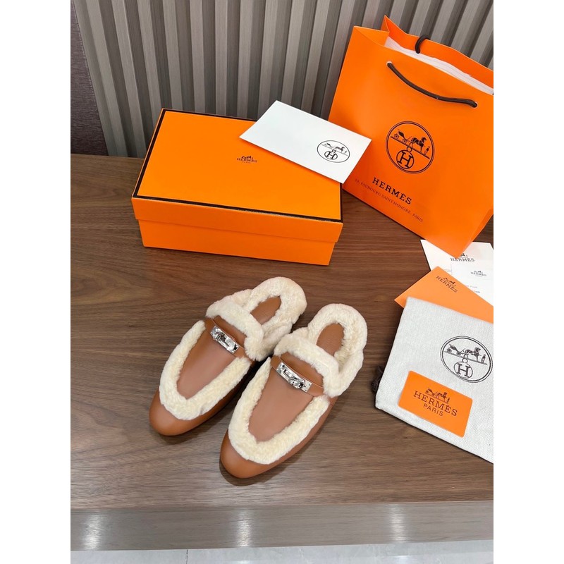 Hermès Shearling Loafer 146