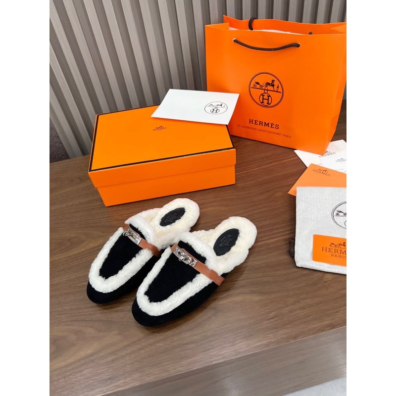 Hermès Shearling Loafer 147