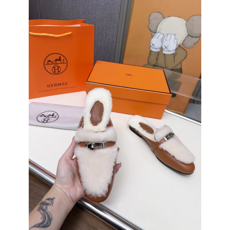 Hermès Shearling Loafer 160