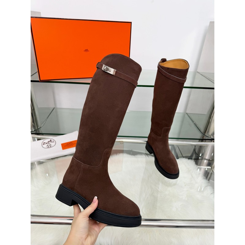 Hermès Tall Suede Boot 165