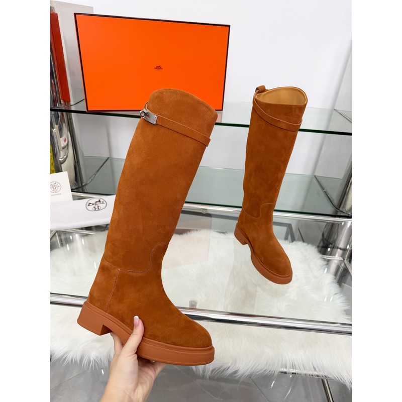Hermès Tall Suede Boot 166