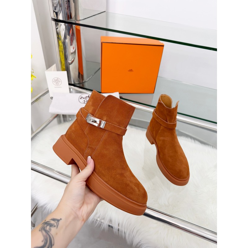 Hermès Suede Ankle Boot 171