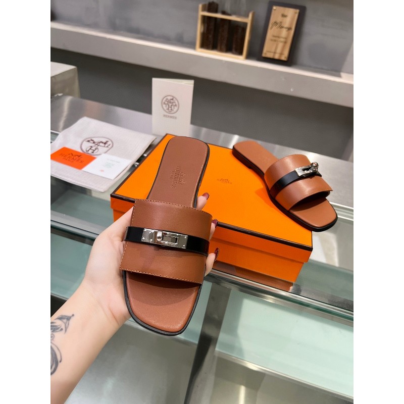 Hermès H Buckle Slide Sandal 194