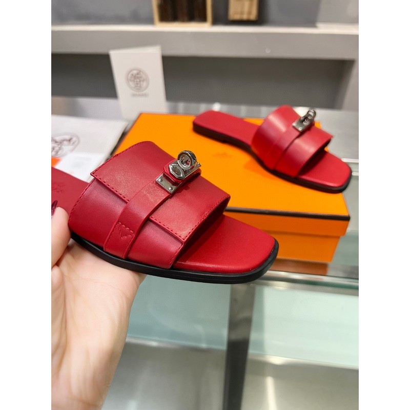 Hermès H Buckle Slide Sandal 195