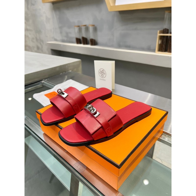 Hermès H Buckle Slide Sandal 195