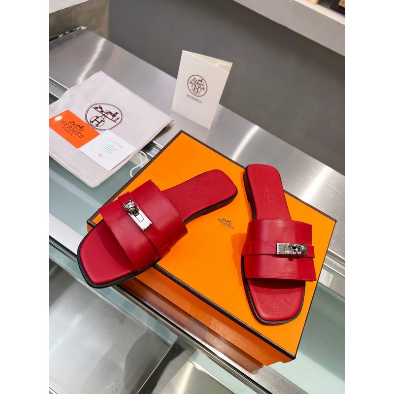 Hermès H Buckle Slide Sandal 195