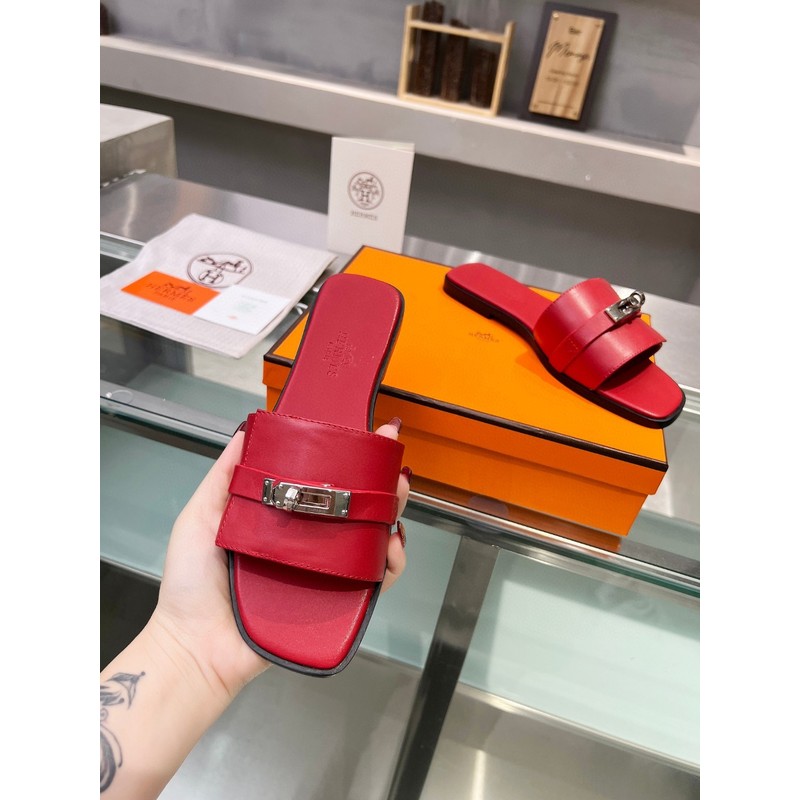 Hermès H Buckle Slide Sandal 195
