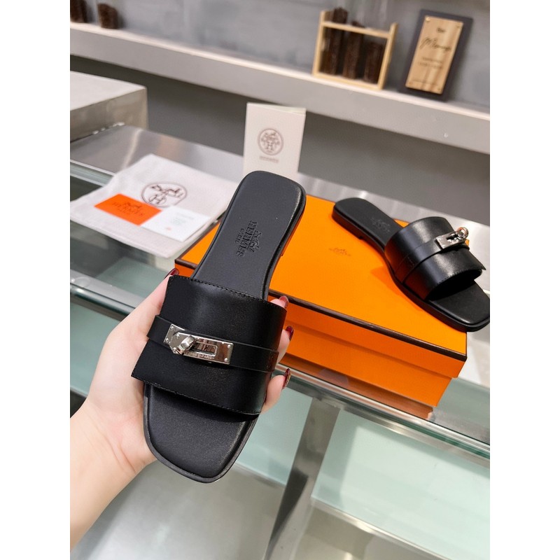 Hermès H Buckle Slide Sandal 196