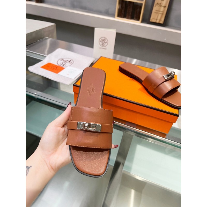 Hermès H Buckle Slide Sandal 198