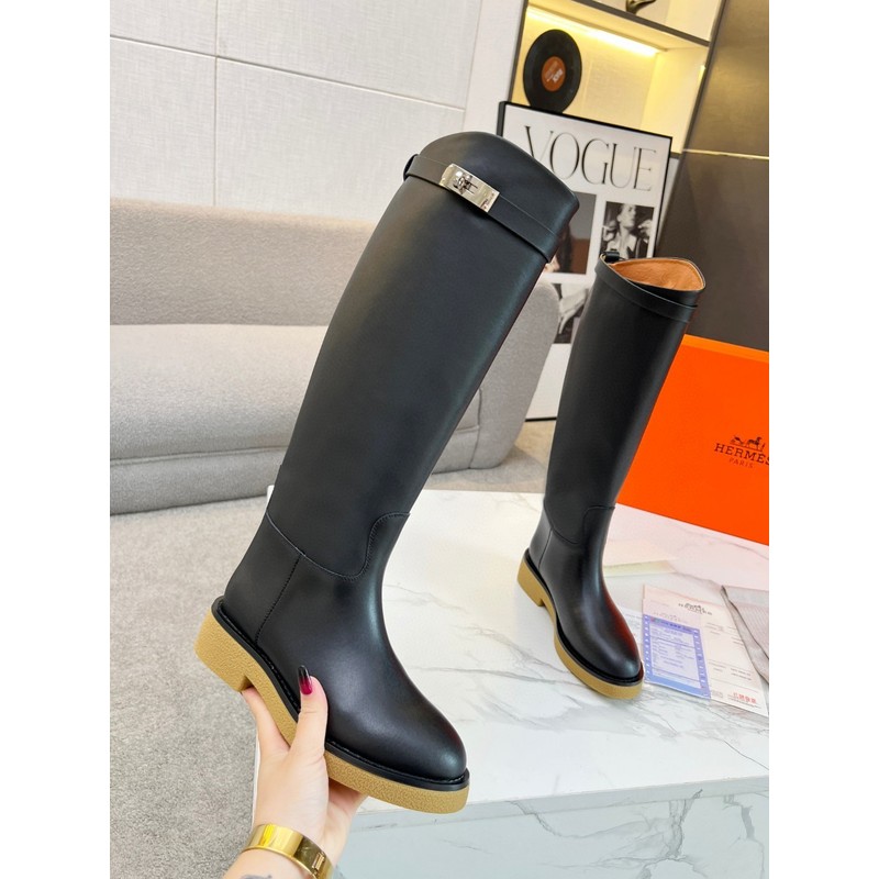 Hermès Tall Leather Boot 205